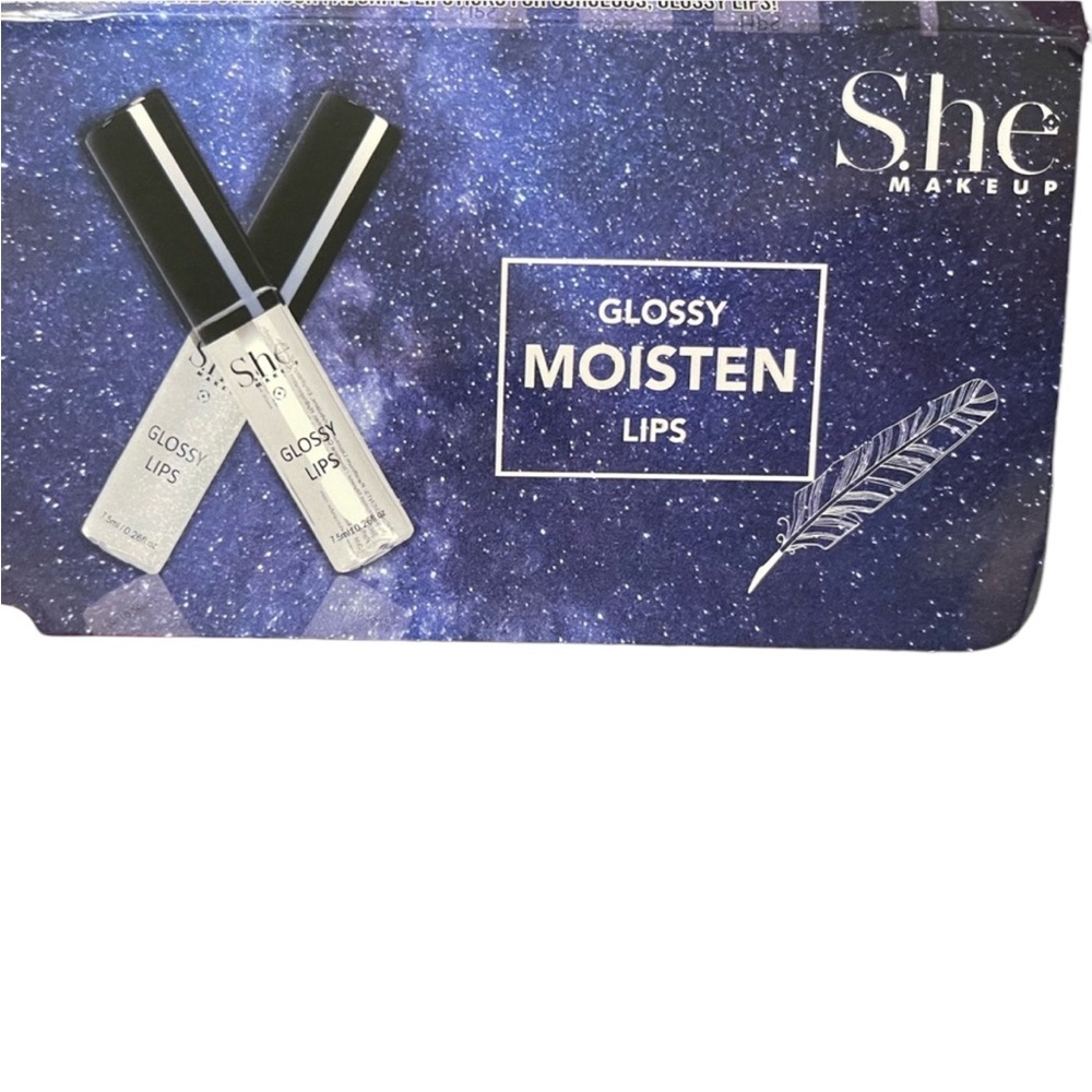 S.he Lip Gloss - 7.5 ml/0.26 fl oz - clear or with sparkles